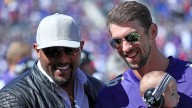 Ray Lewis, Michael Phelps spotted at Ravens practice