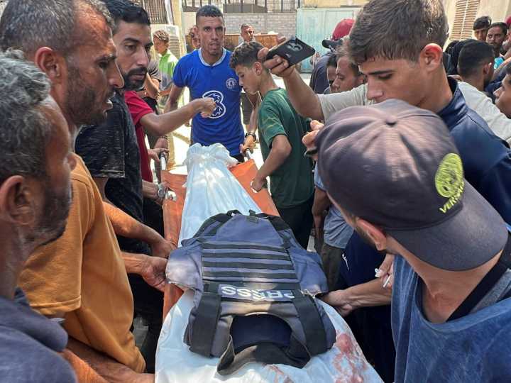 Israel’s killing of five Gaza journalists draws global condemnation