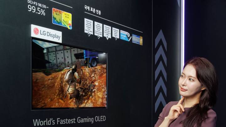 LG Display unveils 'world's fastest' OLED monitor
