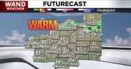 Comfortable weather with a few more warm days