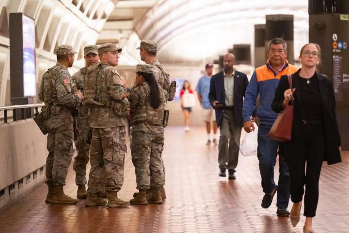 Politics: Trump’s theatrical D.C. takeover deepens with more troops