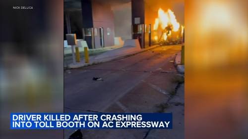 Fiery crash at Egg Harbor Toll Plaza on Atlantic City Expressway, in Hamilton Township, under investigation