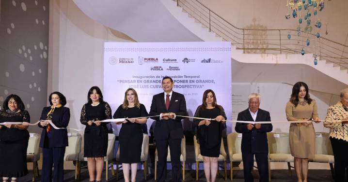 Alejandro Armenta inaugura exposición de José Luis Cuevas en Museo Internacional del Barroco de Puebla