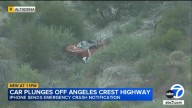 2 hospitalized after car plunges 1,000 feet off Angeles Crest Highway; iPhone feature notifies 911