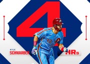 Kyle Schwarber, ¡4 jonrones en un mismo partido!