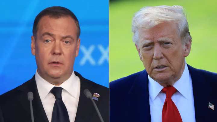Donald Trump despliega submarinos nucleares tras comentarios "provocadores" del expresidente ruso Medvedev