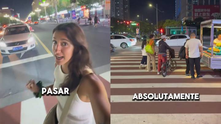 Una española cuenta lo que ocurre cuando en China los peatones se saltan un semáforo: "Nadie lo hace"