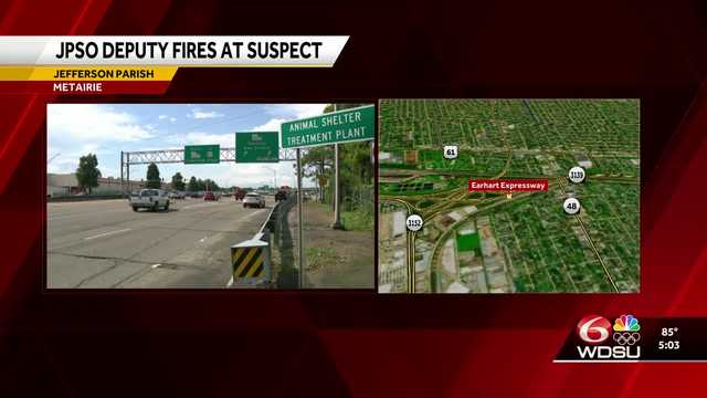 JPSO deputy fires gun during traffic stop, one arrested
