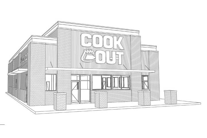 Cook Out applies for permit to build-out at closed Freddy’s