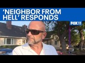 Van Nuys homeowner explains why he's blasting horn