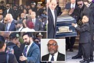 Security guard Aland Etienne, killed by Shane Tamura, laid to rest