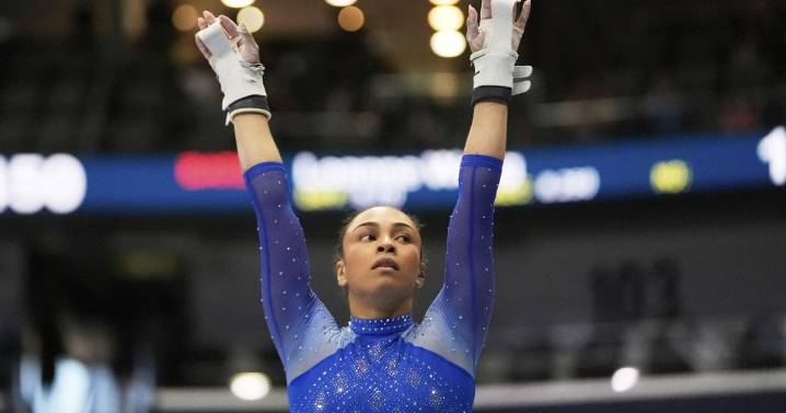 Olympian Hezly Rivera edges Leanne Wong for victory at the US gymnastics championships