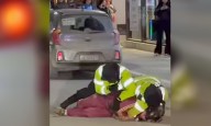 Motociclista intentó darse a la fuga, atropelló a un policía y fue detenido