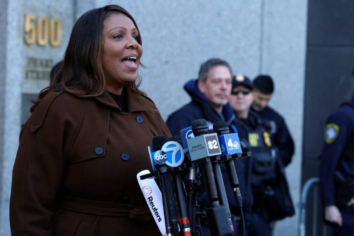 New York AG James subpoenaed as Justice Department investigates whether she violated Trump's rights