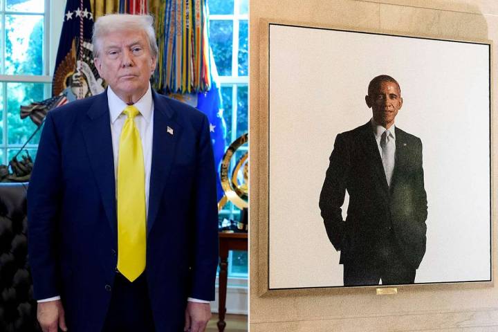 Trump Moves Obama's White House Portrait from Grand Foyer to Hidden Staircase
