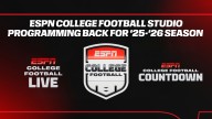 ESPN Welcomes Back Extensive College Football Studio Programming for 2025