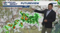 Rain chance stays up for the first half of the week