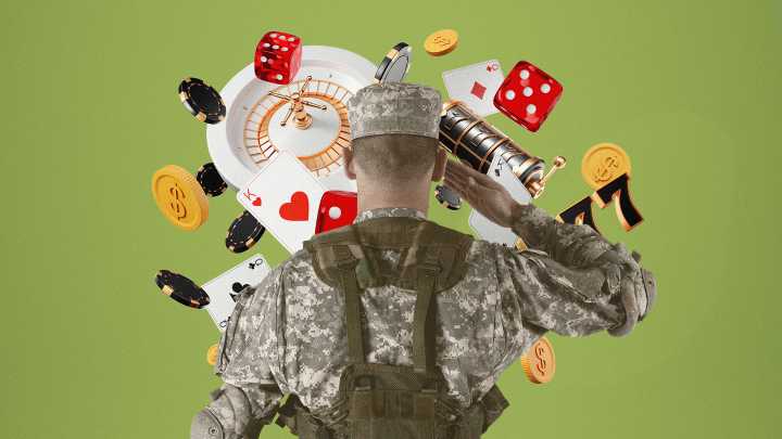 Recreation or addiction? Military slot machines are controversial.