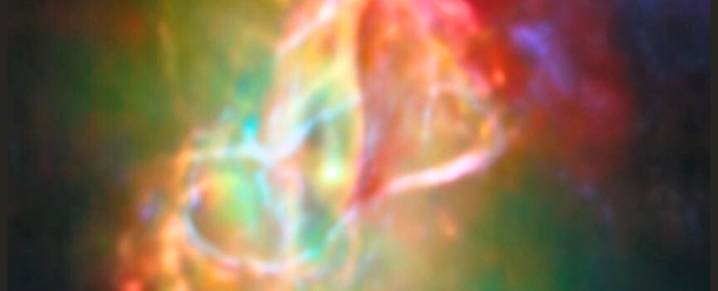 Cool Gemstones And Fiery Grime: Blazing Rainbow in Space Hints at Earth's Origins