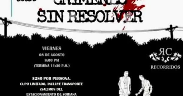 Ofertan tour por escenas de crímenes