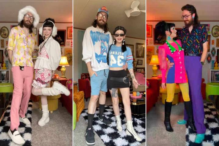 Couple Style TikTok Series: He Dresses Up to Match Her 'Every Day' (Exclusive)