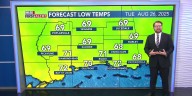 Pleasant start Tuesday, less humid by mid