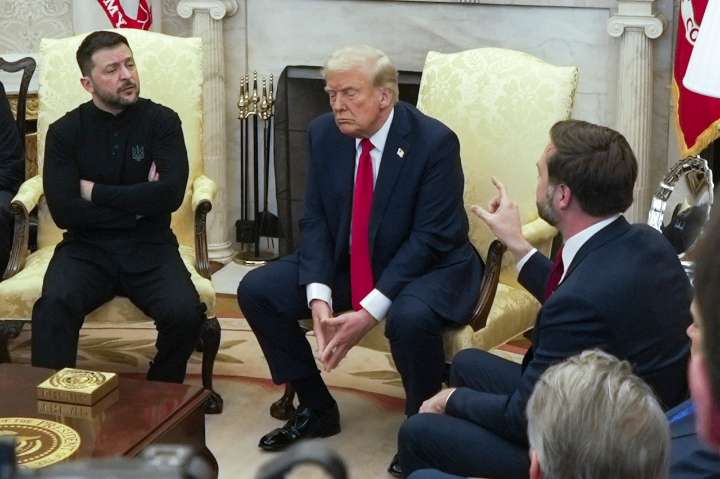 JD Vance blames Trump rival over Oval Office ambush of Zelenskyy
