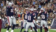 Patriots offense shines in 48-18 exhibition win over Commanders, as Washington rests starters, vets