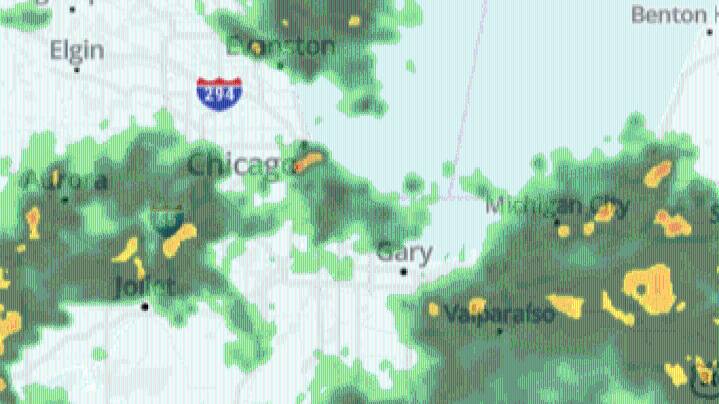 Chicago weather radar: Rainy morning leads to crashes on roads