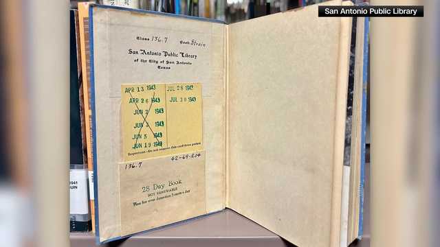Book borrowed in the 1940s returned 82 years overdue. Here's how it got back to the library