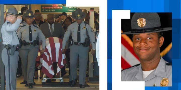 ‘A gentle giant’: Family, officers honor SC state trooper killed in crash