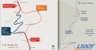 South End Tie-In Complete For US-191 Realignment Project(Near Simplot Mine); North End Begins