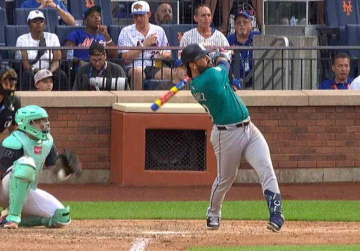 Eugenio pegó el HR 38 de la temporada ante los Mets