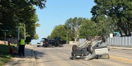 Jeep rolls in two-vehicle crash in south Lincoln