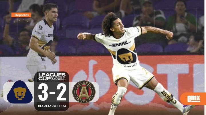 Pumas logra dramática victoria ante Atlanta United en la Leagues Cup 2025