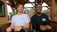POV: Carowinds' newest roller coaster Snoopy's Racing Railway