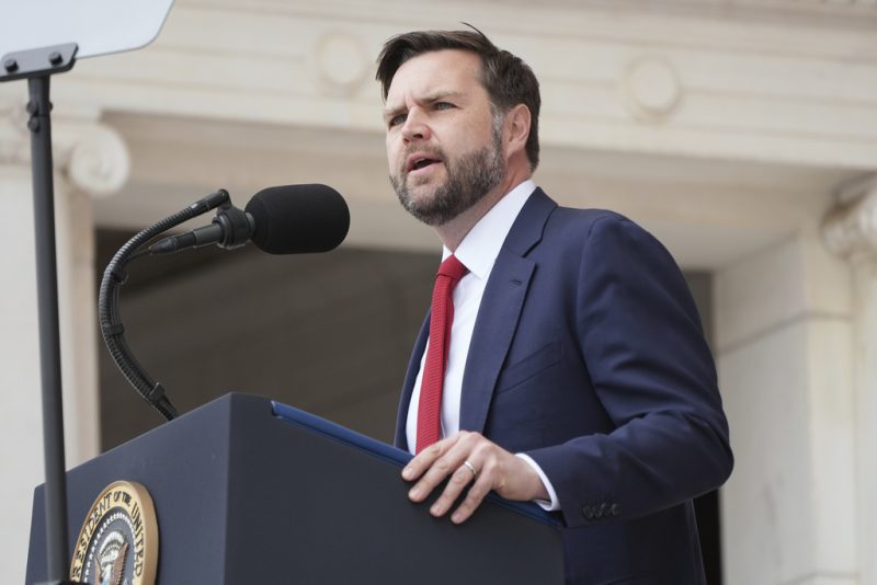 Vice President J.D. Vance meets with Braun, Indiana officials in closed