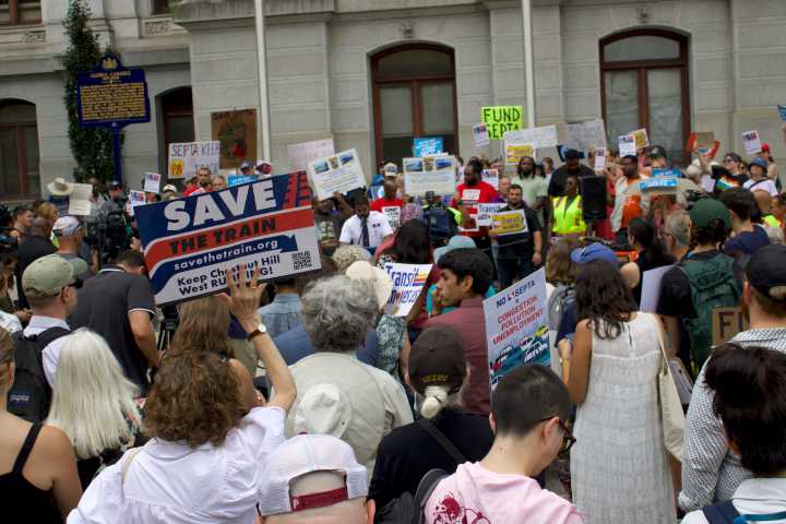 SEPTA riders, lawmakers rally in Philly for transit funding