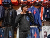 Syracuse player Kiyan Anthony launches clothing line at two local stores