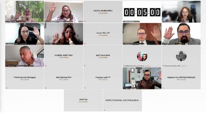 IEEH aprueba Plan Integral y Calendario para el Proceso de Revocación de Mandato