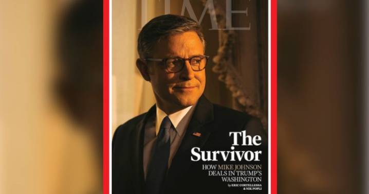 Speaker Mike Johnson featured on TIME cover profiling Louisiana native's role in Trump administration