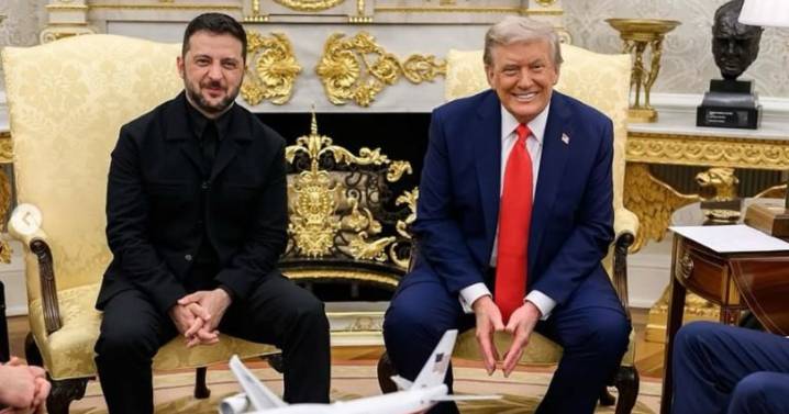 Trump sorprende al elogiar el traje de Zelenski en la Casa Blanca: “¡Me encanta!”