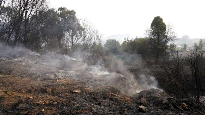 Carucedo pedirá la declaración de zona catastrófica por el incendio de Las Médulas