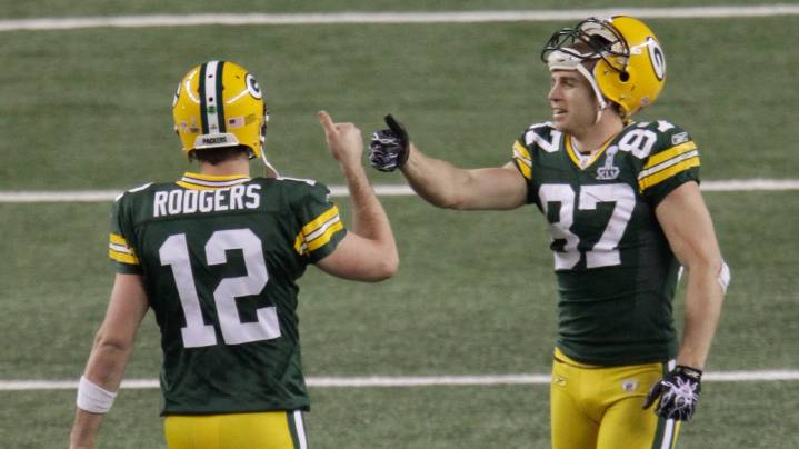Does Aaron Rodgers' all-time WR list include any former…