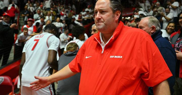 New Mexico head coach talks Bryce Underwood, playing at the Big House
