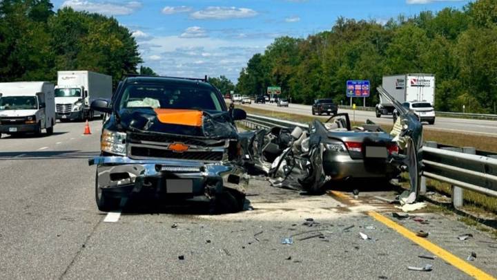 Head-on I-93 car crash in Concord, NH – NBC Boston