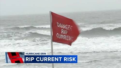 NJ Governor Phil Murphy 'worried in a big way' about people in the ocean as Hurricane Erin stirs up rip currents