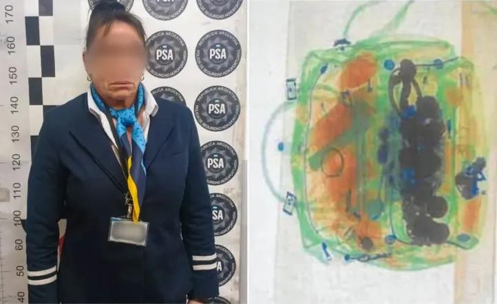 Detuvieron a una azafata en Ezeiza por intentar contrabandear diez iPhone, relojes y joyas por 58 millones de pesos
