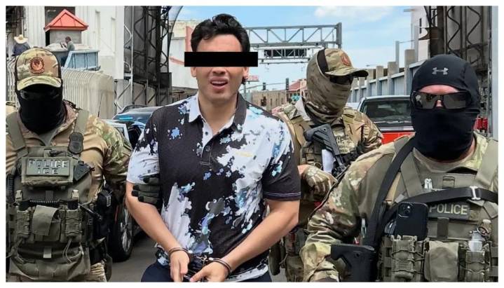 Encadenado y deportado: Embajador de EU exhibe la primera foto de Chávez Jr.
