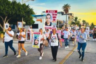 Familias marchan en BCS en el Día Internacional de las Víctimas de Desapariciones Forzadas